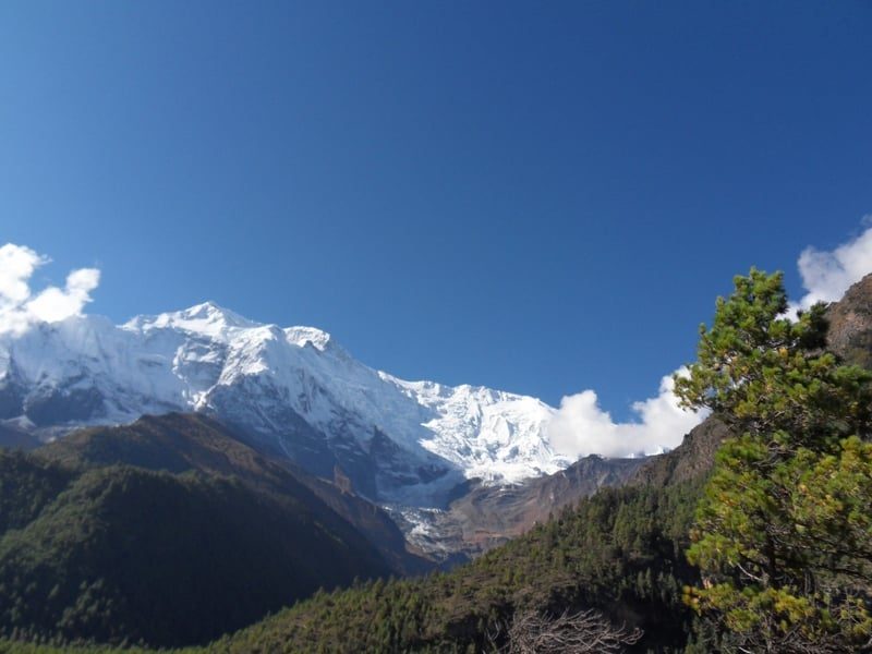 Views while trekking the Annapurna Circuit