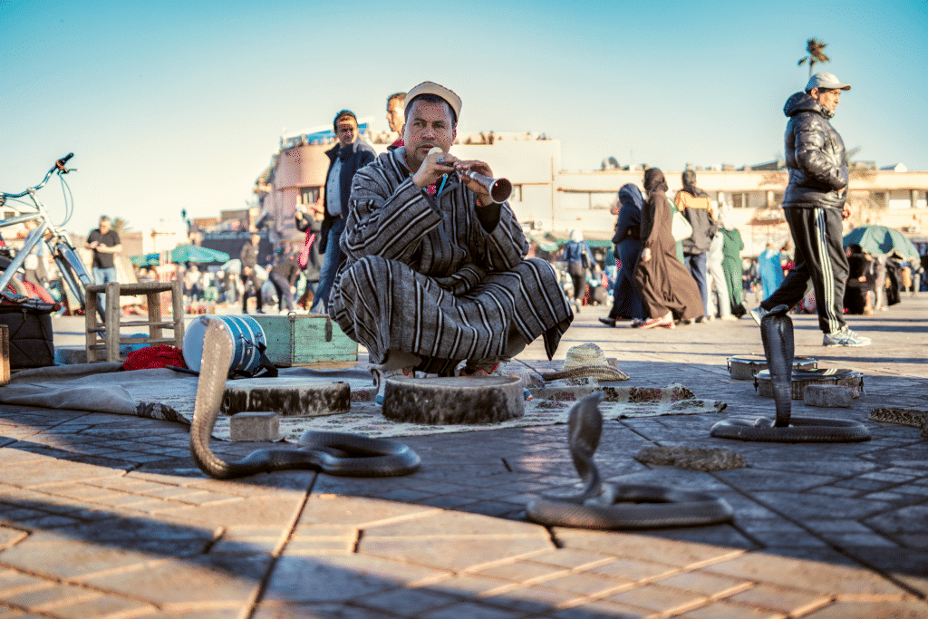 Entertainers in Marrakech