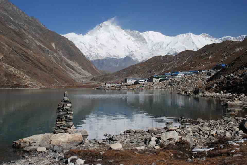 Lake views on an Everest Base Camp trek