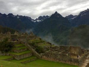 Machu Pichu trek views on iPhone