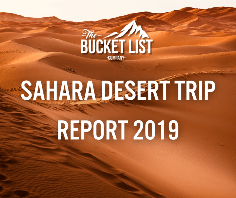 Sahara Desert Trip Report 2019 - featured image