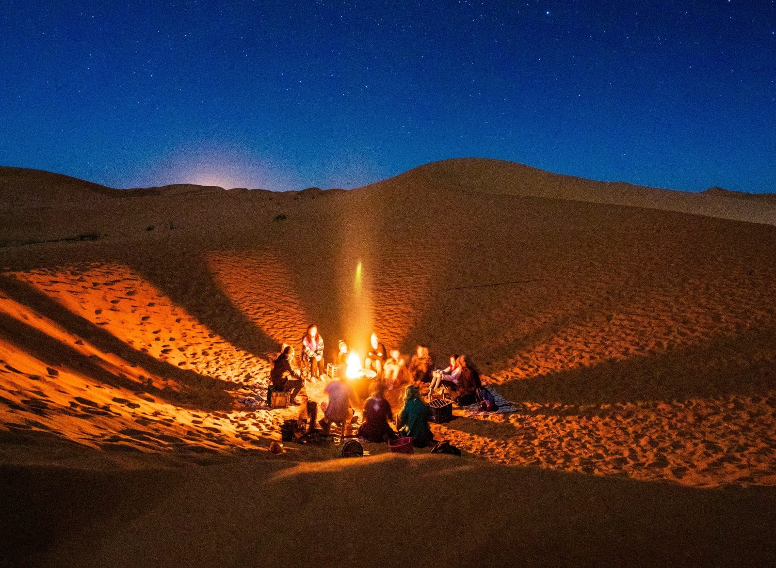Bedouin camp on Sahara Desert trek