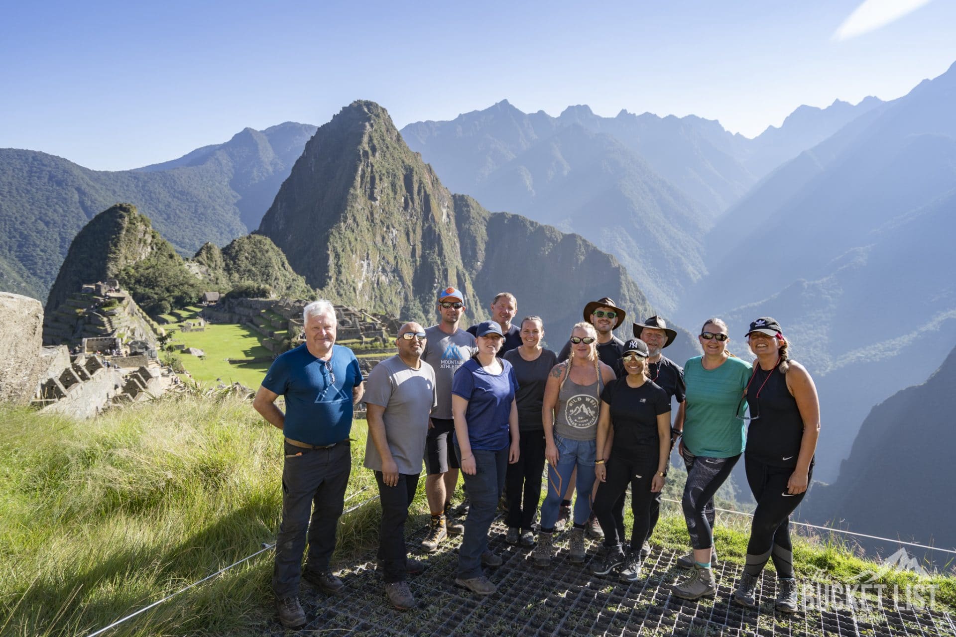 Bucketlisters on the Inca Trail trek to Machu Picchu