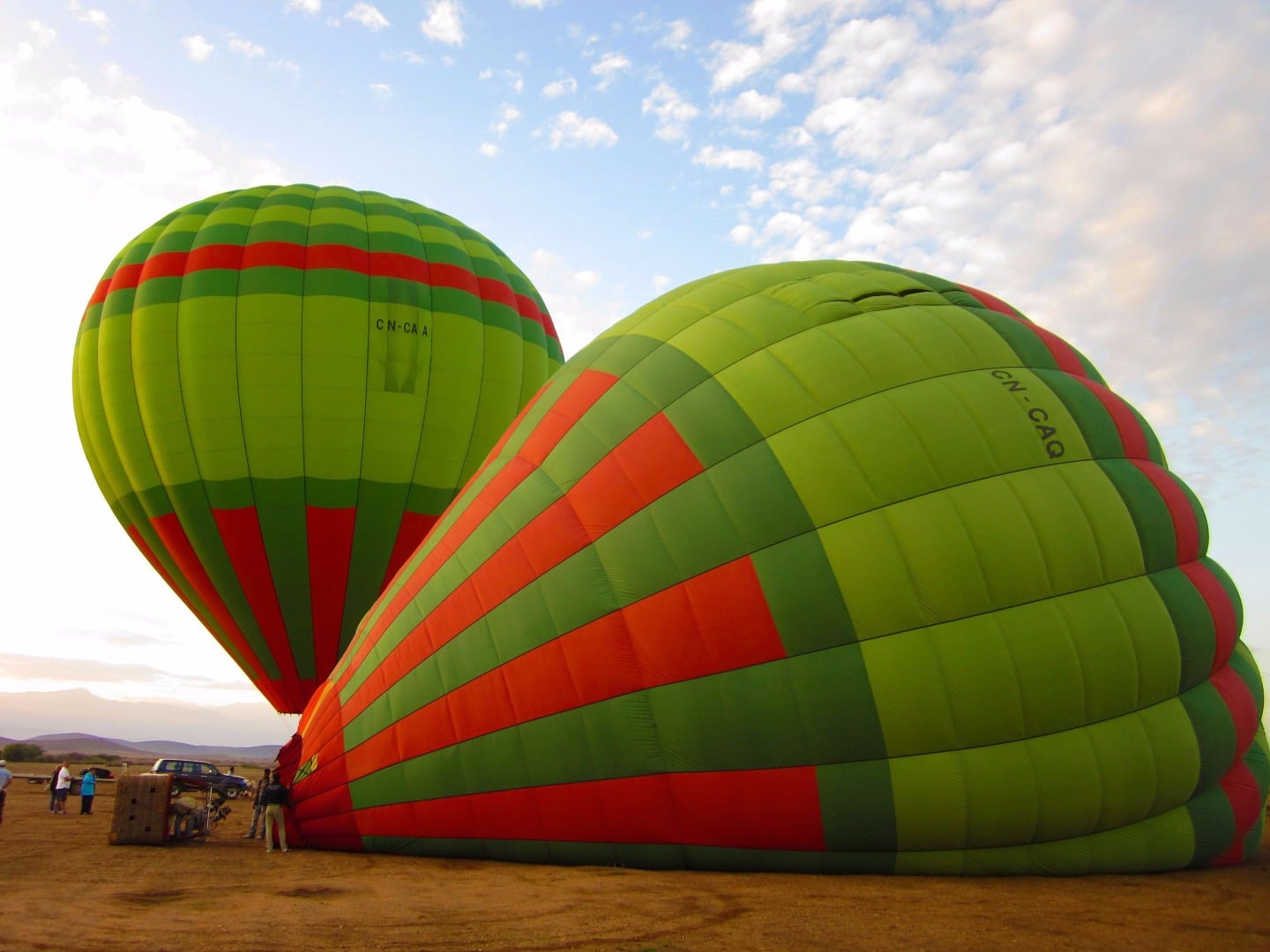 hot air balloon Marrakech
