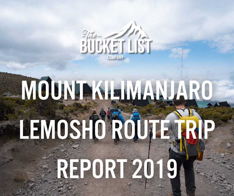 Mount Kilimanjaro Lemosho Route Trip Report 2019 - featured image