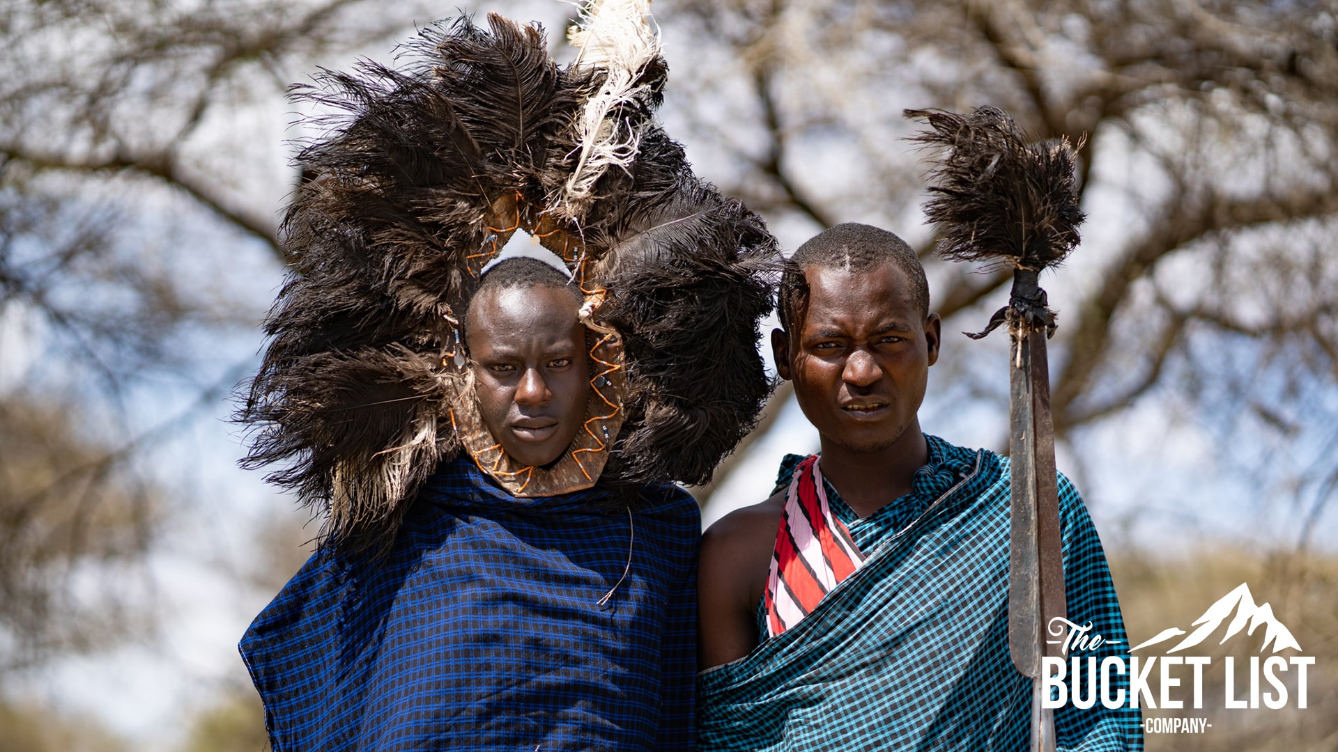 Some Local people from an African Tribe in Tanzania