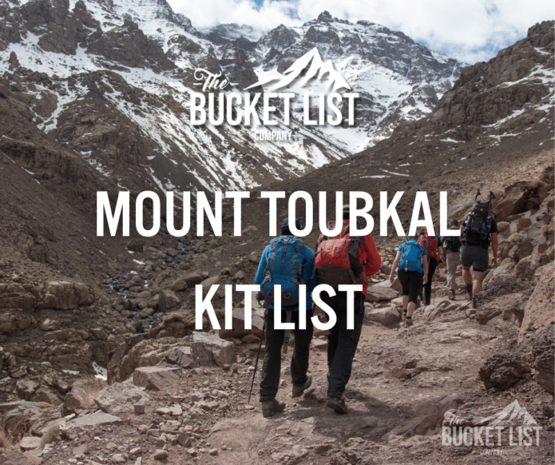 Mount Toubkal Kit List - featured image