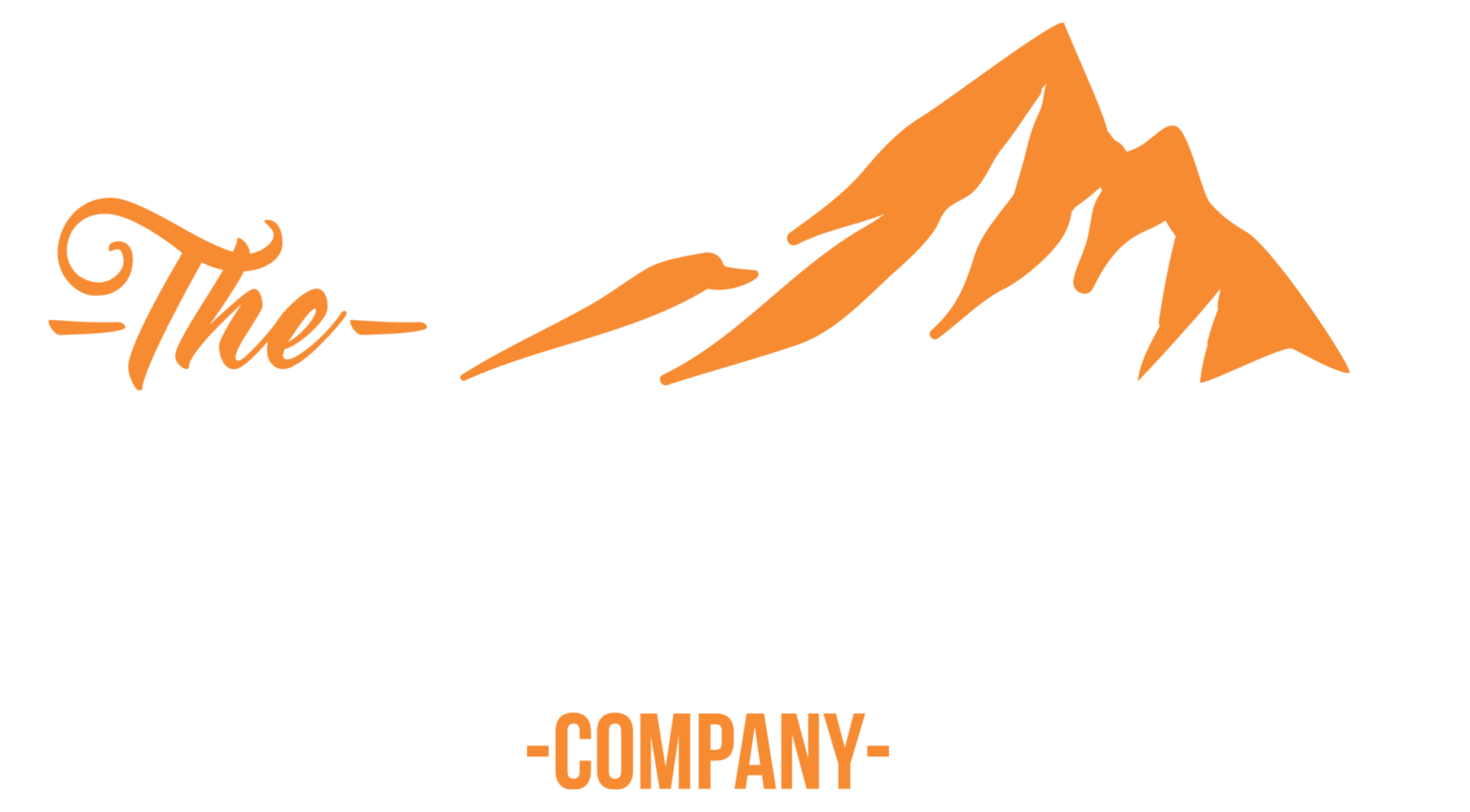 white and orange logo