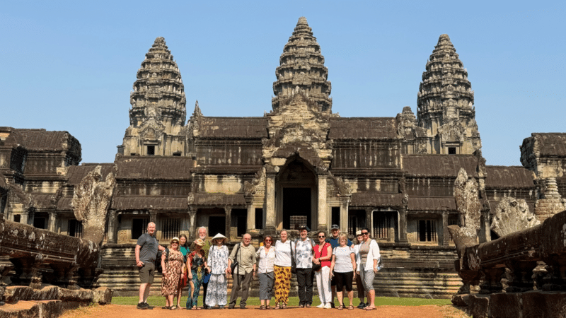 Cambodia Angkor Wat Group Photo