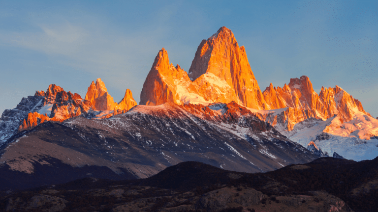 Patagonia at sunset